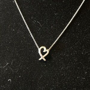 290. Tiffany & Co. Loving Heart Necklace (small) with COA